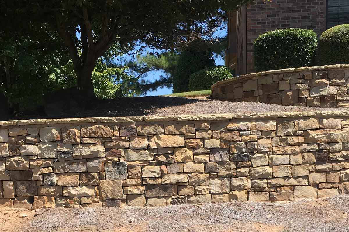 Stone Retaining Wall | Marietta Georgia